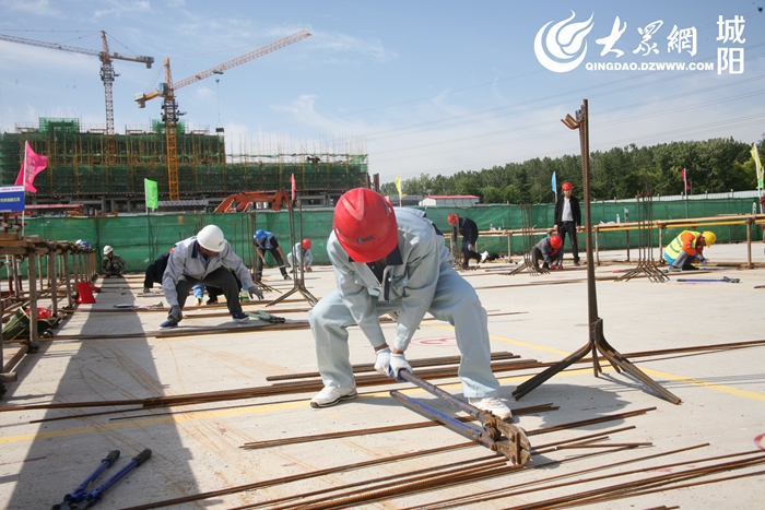 城陽區(qū)“陽光城陽·中建聯(lián)合杯”建筑業(yè)職工職業(yè)技能大賽現(xiàn)場(圖3)