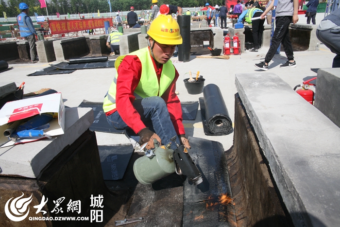 城陽區(qū)“陽光城陽·中建聯(lián)合杯”建筑業(yè)職工職業(yè)技能大賽現(xiàn)場(圖4)