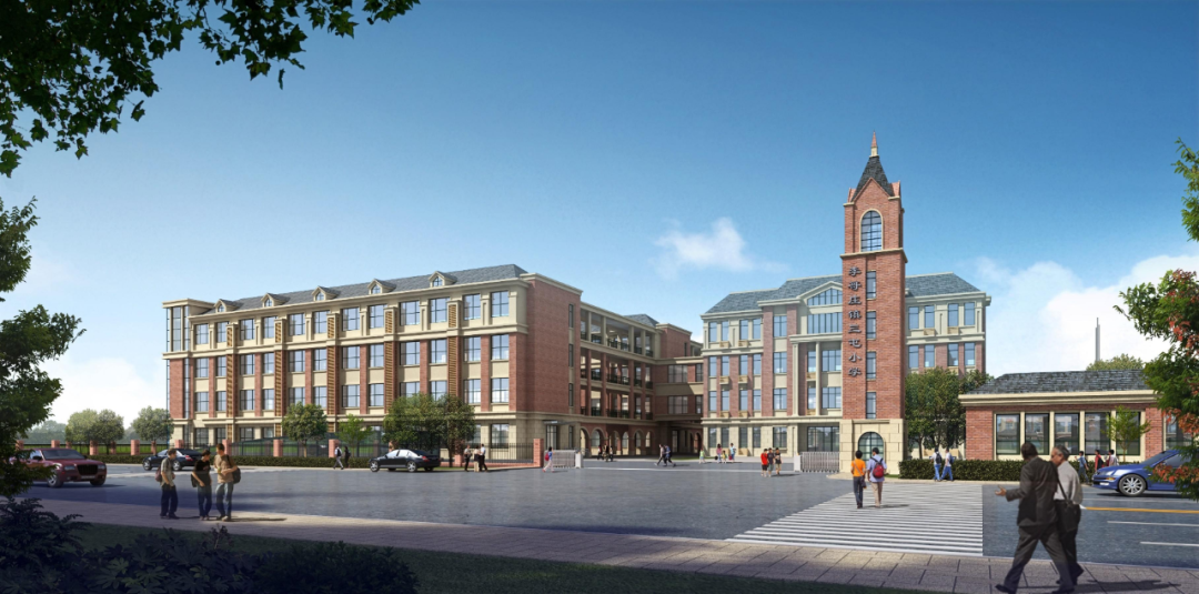 獻(xiàn)禮第38個(gè)教師節(jié)，中建聯(lián)合承建的新三屯小學(xué)綜合樓正式封頂(圖1)