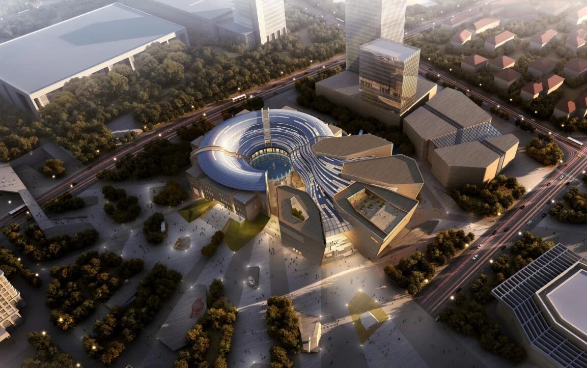 中建聯(lián)合|打造城市文化新空間，青島博物館擴(kuò)建工程正式開(kāi)工(圖6)